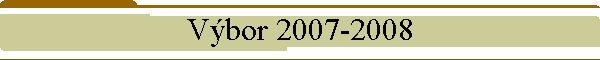Vbor 2007-2008