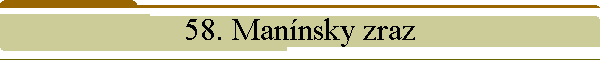 58. Mannsky zraz