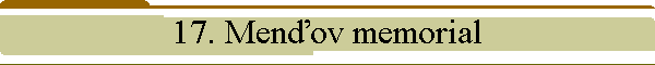 17. Menov memorial